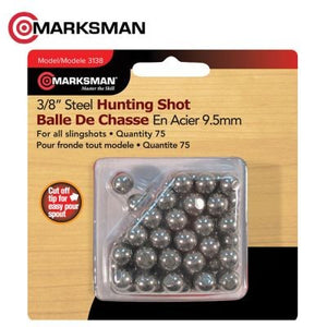 MARKSMAN STEEL SLINGSHOT PELLETS 9.5MM