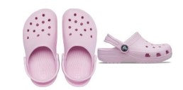 CROCS CLASSIC CLOG T KIDS BALLERINA PINK [Sz:C9]