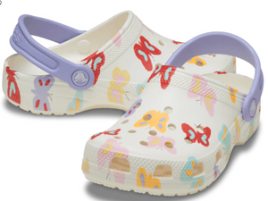 CROCS CLASSIC CLOG TODDLER BUTTERFLY GRAPHIC [Sz:C10]
