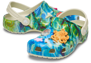 CROCS CLASSIC CLOG T KIDS UNDER THE SEA [Sz:C10]