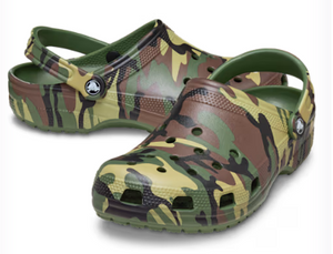 CROCS CLASSIC CLOG ADULT CAMO ARMY GREEN [Sz:M10W12]