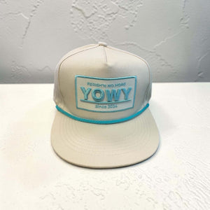 YOWY CAP [Cl:CREAM/TURQUOISE]
