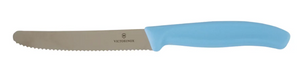 VICTORINOX 11CM STEAK AND TOMATO KNIFE [Cl:SKYLINE BLUE]