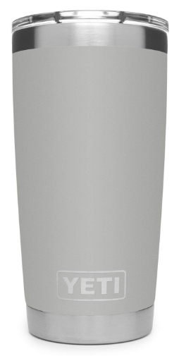 YETI RAMBLER 20OZ TUMBLER WITH MAGSLIDER LID LIMITED EDITION GRANITE GRAY