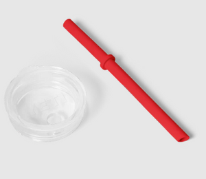 YETI RAMBLER SILICONE STRAW LID SMALL [Cl:RESCUE RED]