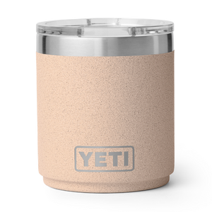 YETI RAMBLER 10OZ LOWBALL WITH MAGSLIDER LID CERAMIC LINED LIMITED EDITION TAHINI