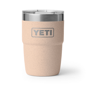 YETI RAMBLER 8OZ CUP WITH MAGSLIDER LID CERAMIC LINED LIMITED EDITION TAHINI