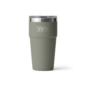 YETI RAMBLER 20OZ STACKABLE CUP WITH MAGSLIDER LID LIMITED EDITION PAMPA GREEN