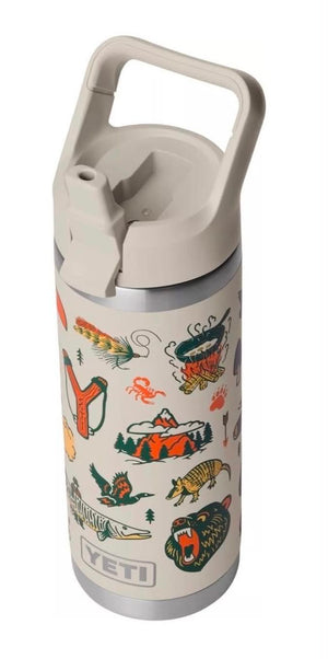 YETI RAMBLER 18OZ STRAW BOTTLE LIMITED EDITION CAPE SUMMER CAMP