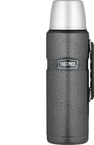 THERMOS 2L KING STAINLESS STEEL FLASK HAMMERTONE 