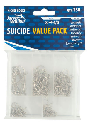 JARVIS WALKER SUICIDE VALUE PACK ASST SIZES PK150