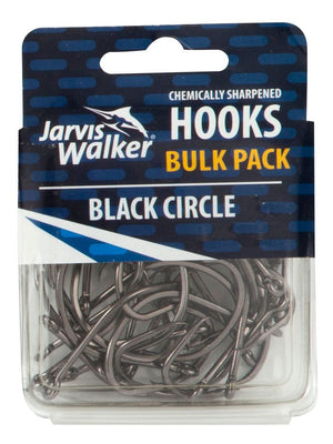 JARVIS WALKER CIRCLE HOOKS BLACK [Sz:4/0]