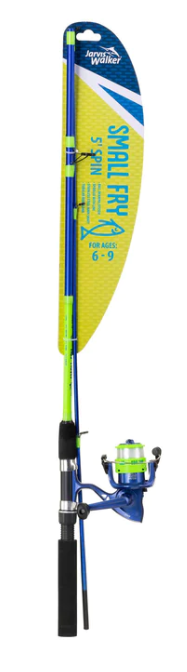 JARVIS WALKER SMALL FRY SPIN 5' COMBO BLUE GREEN