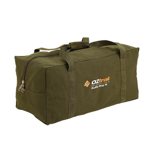 OZTRAIL CANVAS DUFFLE BAG LARGE