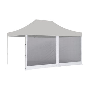 OZTRAIL GAZEBO MESH WALL CENTRE ZIP 4.5M 