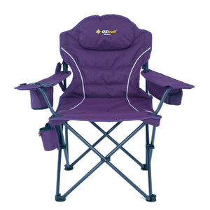 OZTRAIL MODENA ARM CHAIR PURPLE 