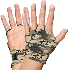 SUN PROTECTION PALMLESS SUN GLOVES SAND CAMO L/XL