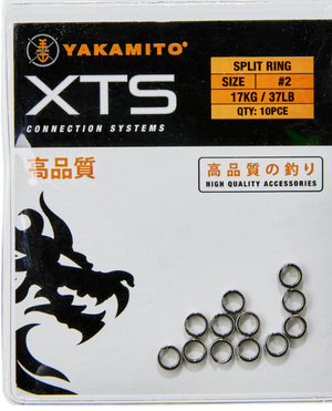 YAKAMITO SPLIT RING - SIZE 2 14KG/31LB