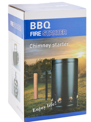 OUTDOOR EQUIPPED BBQ FIRE STARTER CHIMNEY STARTER