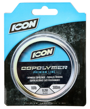 ICON COPOLYMER LINE 300M CLEAR [Sz:10LB]
