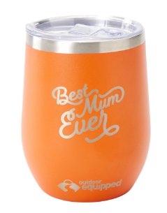OUTDOOR EQUIPPED BEST MUM EVER WINE COOLER ORANGE