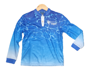 COMPLEAT ANGLER TOURNAMENT SHIRT CHILD [Sz:8 Cl:BLUE]