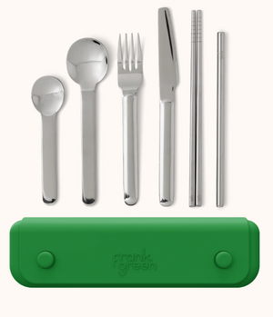 FRANK GREEN PREMIUM STAINLESS STEEL UTENSIL SET 6PCE [Cl:EVERGREEN]